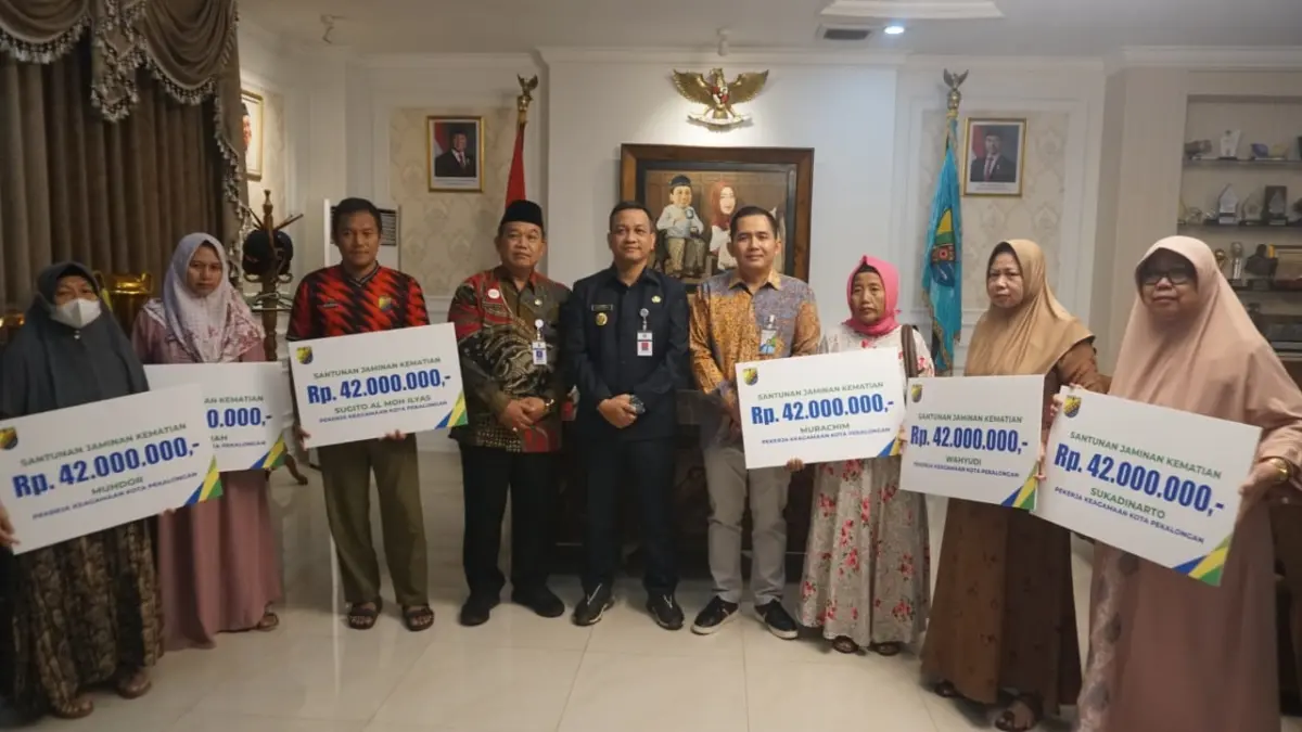 Pemkot Pekalongan & BPJS Ketenagakerjaan Salurkan Santunan Kematian Ahli Waris Takmir Masjid!