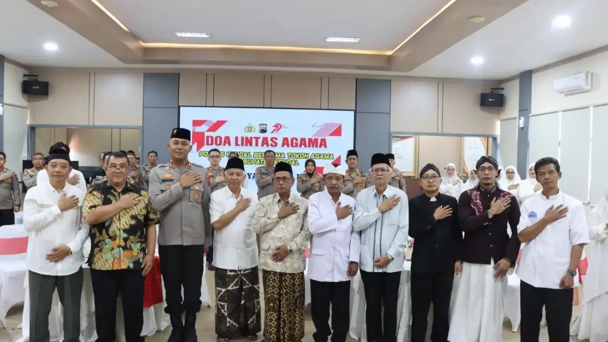 Sambut HUT Bhayangkara ke-79: Polres Kendal Gelar Doa Bersama Tokoh Lintas Agama, Jaga Kondusivitas!  