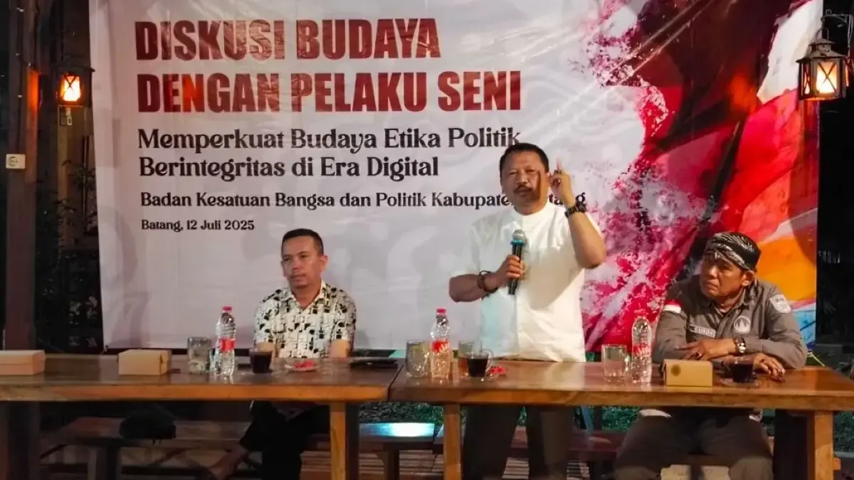 Seniman Batang Suarakan Aspirasi Politik, DKD & Kesbangpol Gelar Diskusi \"Seni Bicara Politik\"!  