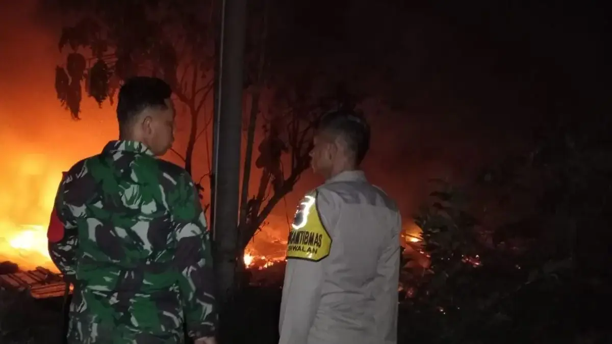 Diduga Korsleting, Kandang Ayam di Sragi Pekalongan Terbakar, Kerugian Capai Jutaan!