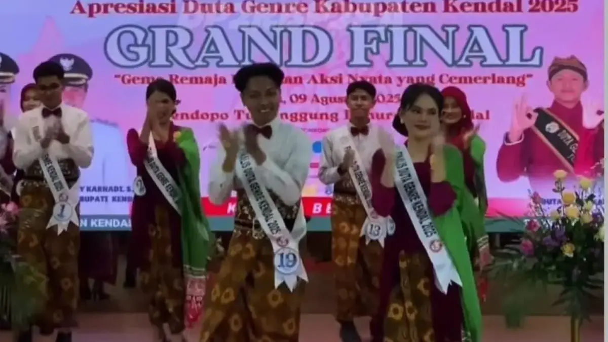 Final Duta Genre Kendal, Yafi & Anggraini Juarai Ajang Pemuda Inspiratif, Siap Wujudkan Kendal Cerdas!