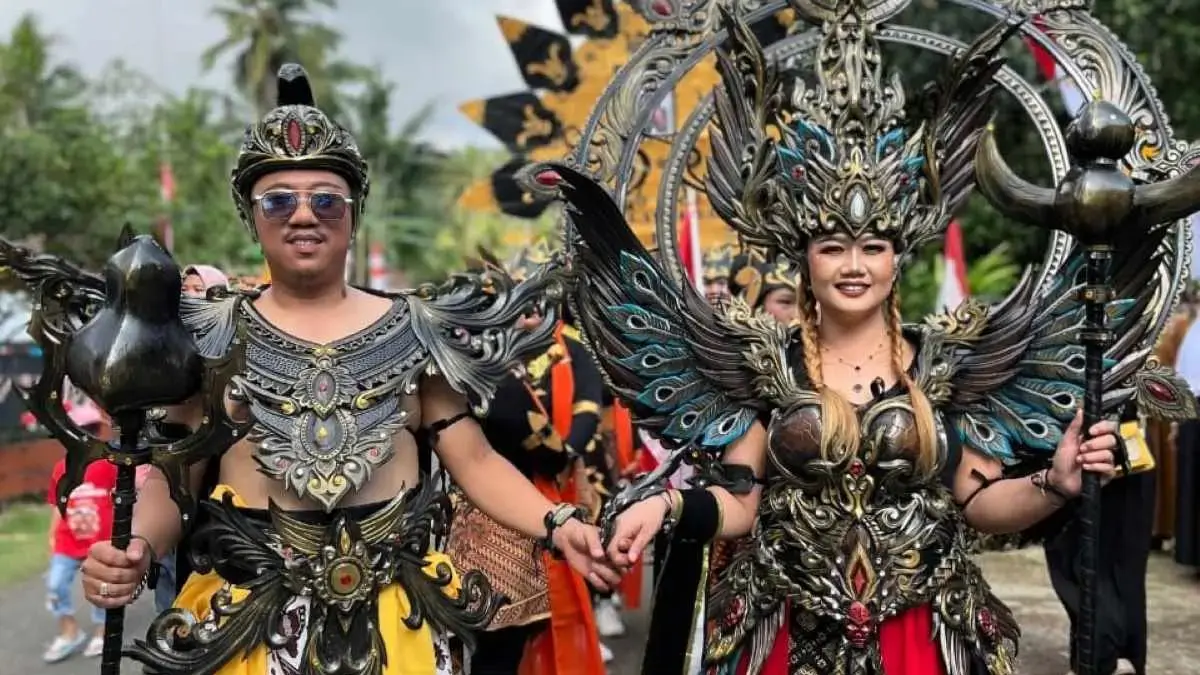 Keren! Kreasi Kostum Karnaval Luji Asno Dipesan hingga Luar Daerah, Berbekal Ilmu Otodidak!