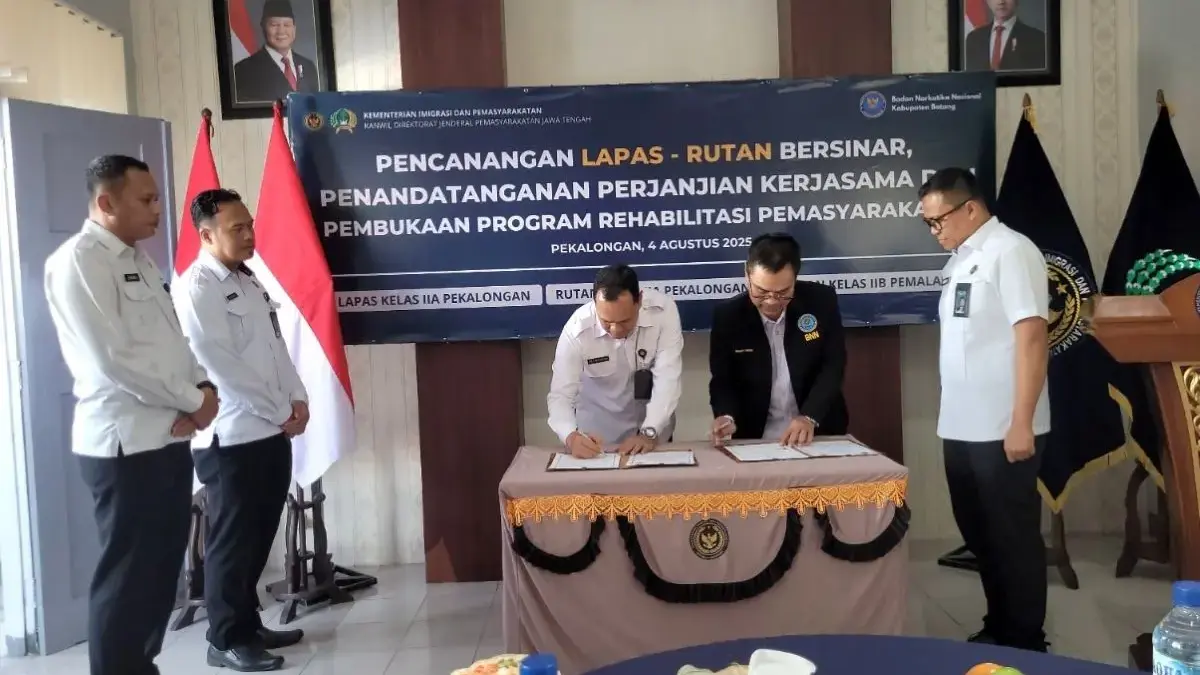 Lapas-Rutan Pekalongan Canangkan Program Bersinar, Tangani Narkoba hingga Rehabilitasi WBP!