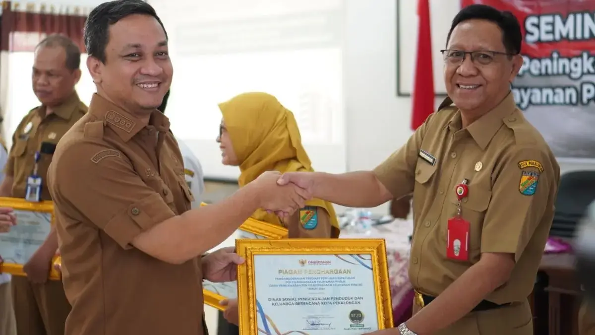 Nilai Pelayanan Publik Kota Pekalongan Tertinggi di Jateng, Tembus Skor 97,76!