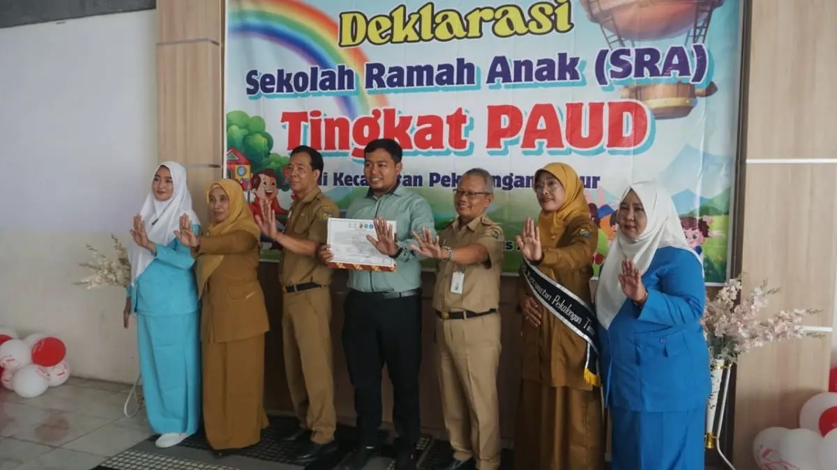 PAUD Pekalongan Timur Komitmen Wujudkan Sekolah Ramah Anak, Deklarasi SRA Tuntas!