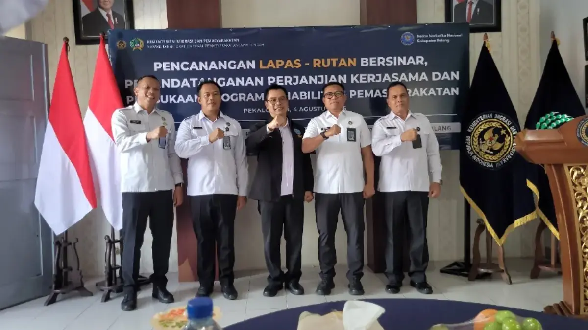pencanangan Lapas-Rutan Bersinar bertempat di Aula Rutan Pekalongan