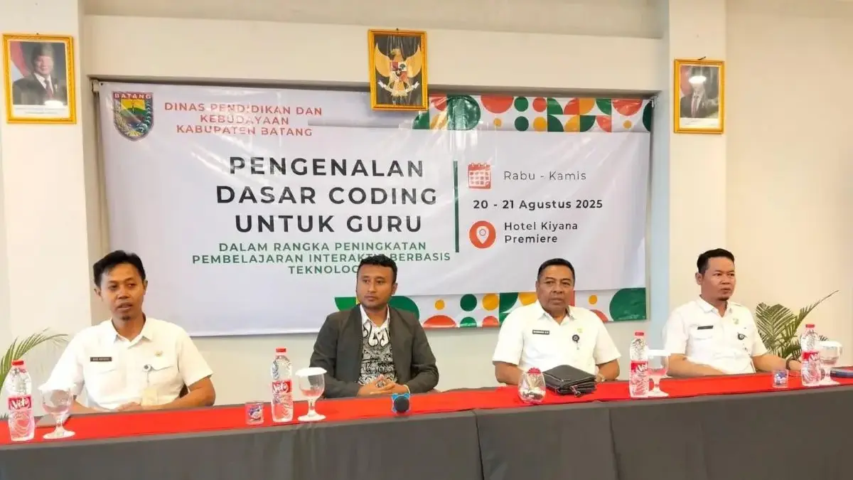 Pendidikan Batang Maju, Pelajaran Coding dan AI Kini Masuk Kurikulum SD & SMP!