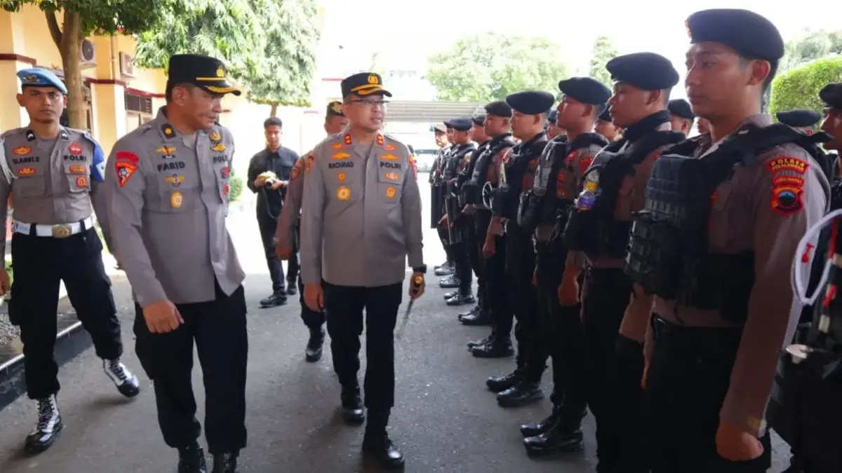 Polres Pekalongan Kirimkan BKO Amankan Demo di Pati, Personel Diminta Humanis & Jaga SOP!