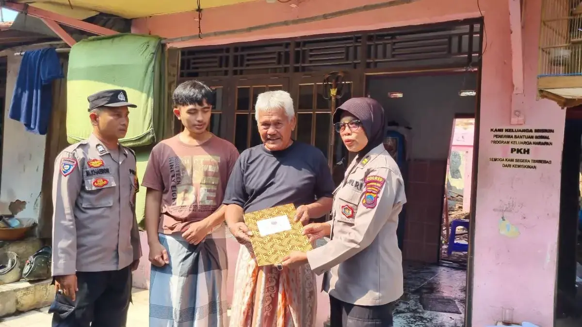 Polres Pekalongan Kota Salurkan Bantuan Program BATIK untuk Korban Kebakaran di Bendan Kergon!