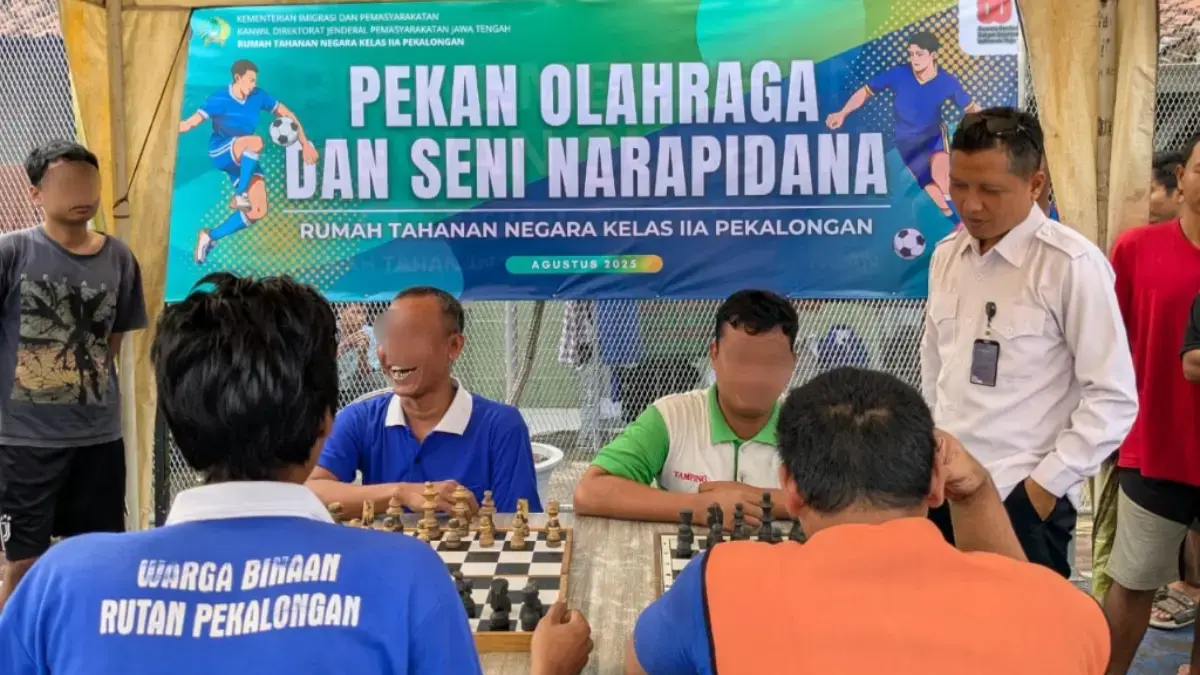 Porseni narapidana di Rutan Pekalongan