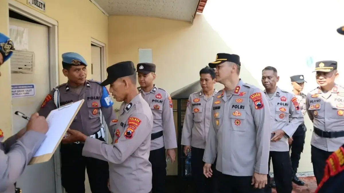 Puluhan Anggota Polres Pekalongan Kota Jalani Tes Urine Mendadak, Hasilnya Negatif!