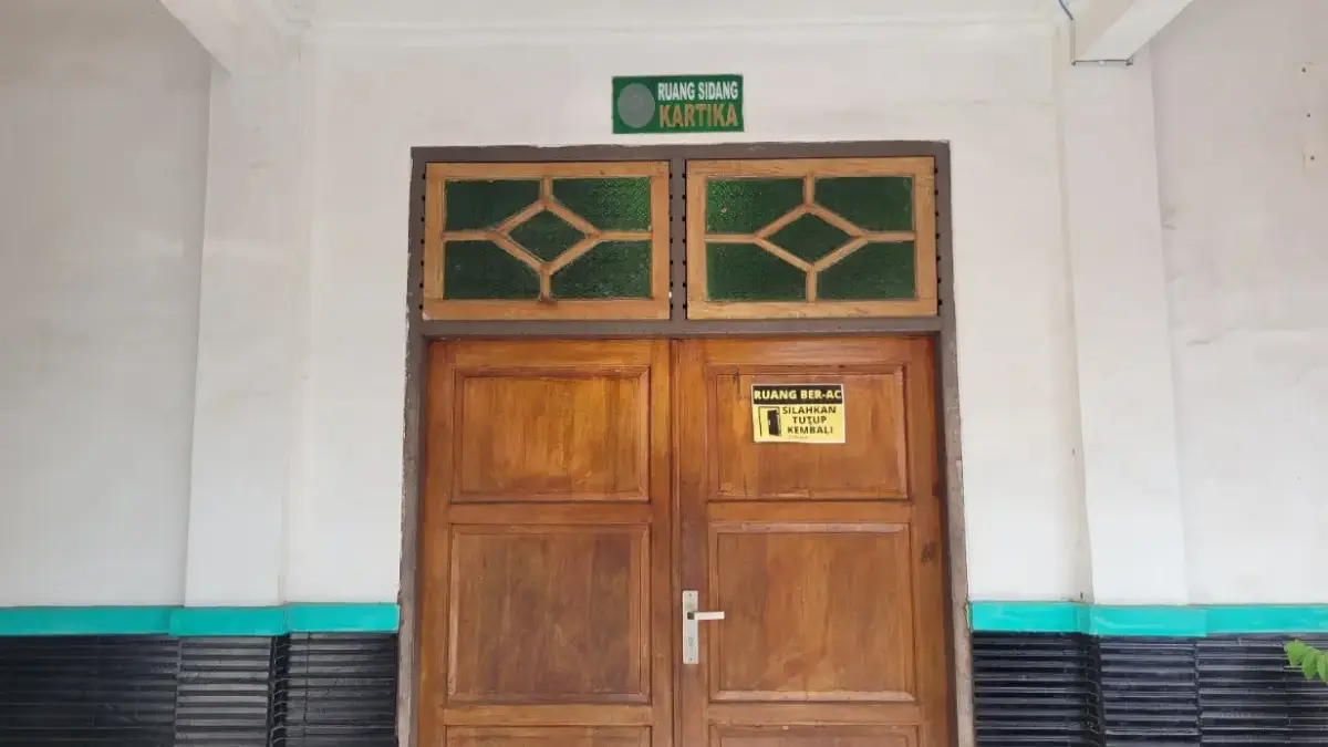 Ruang sidang Pengadilan Negeri Pekalongan.