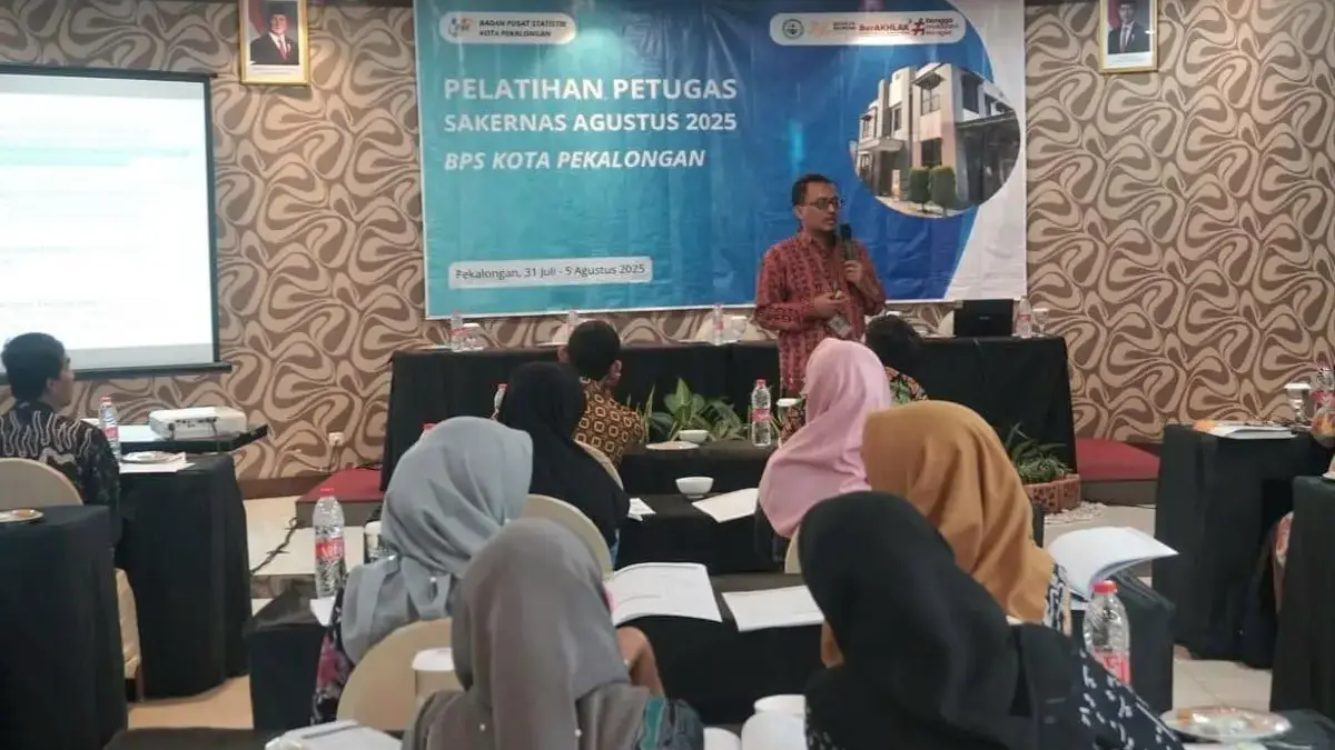Sakernas Agustus 2025, BPS Kota Pekalongan Siapkan 33 Petugas Lapangan, Jamin Data Akurat!