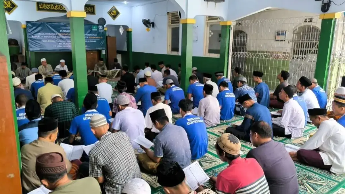 Sambut HUT RI ke-80 & Bulan Maulid, Rutan Pekalongan Gandeng LDNU Gelar Istighotsah!