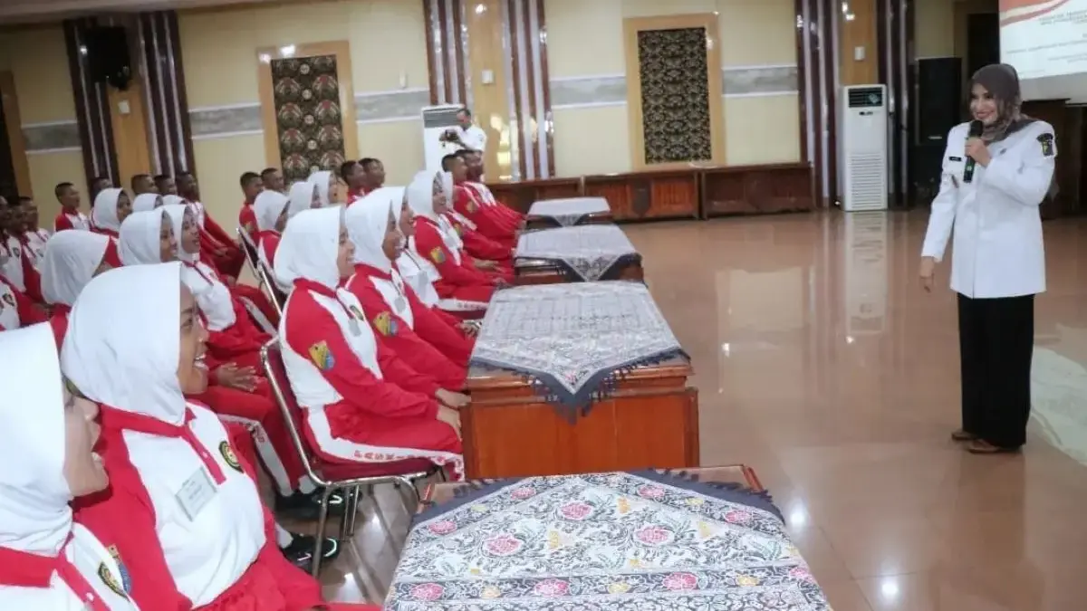 Wawalkot Balgis Beri Motivasi Calon Paskibraka Pekalongan, Jadi Teladan Generasi Muda!
