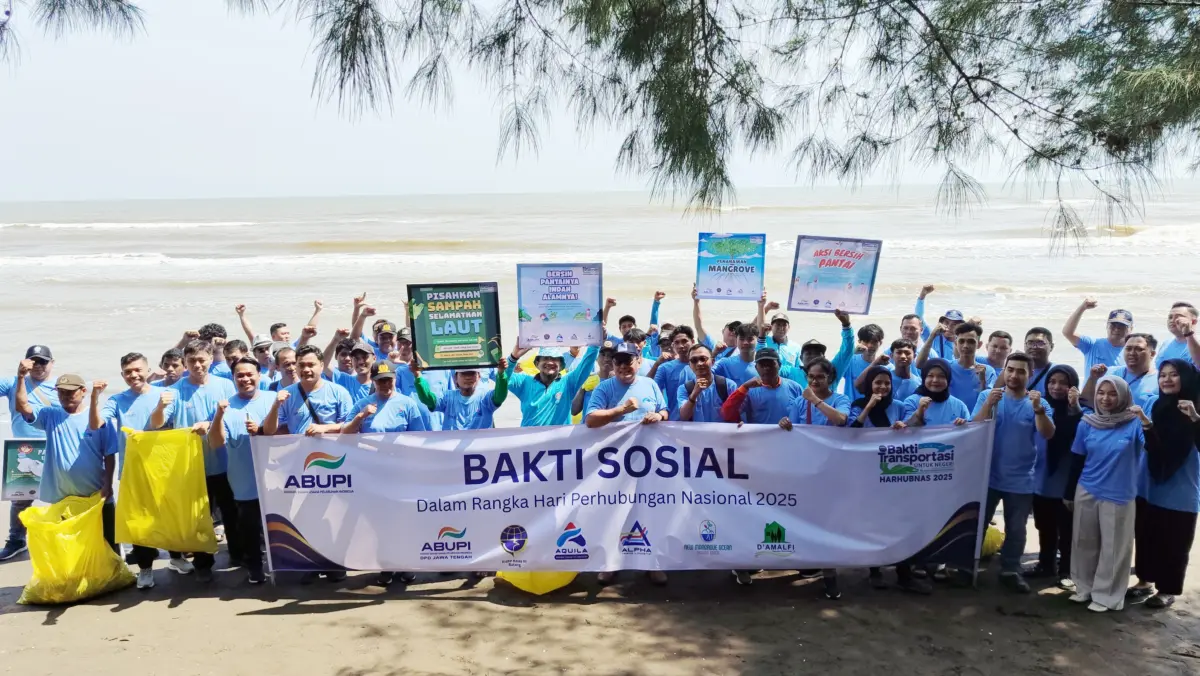 PT Aquila Transindo Utama dan ABUPI Jateng menggelar bhakti perhubungan.