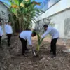 Dukung Ketahanan Pangan, Rutan Pekalongan Tanam Pohon Kelapa Serentak!