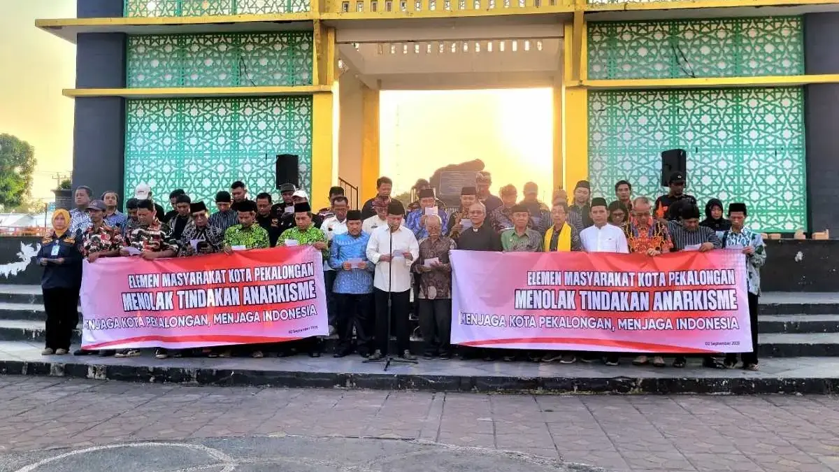 Elemen Masyarakat & Tokoh Agama Deklarasi Tolak Anarkisme, Komitmen Jaga Pekalongan Damai!