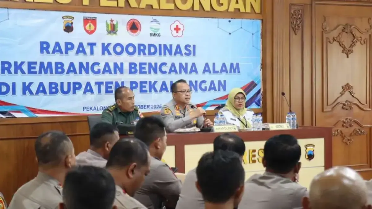 Curah Hujan Sangat Tinggi Diprediksi November, Polres Pekalongan Siagakan Tim Gabungan Bencana