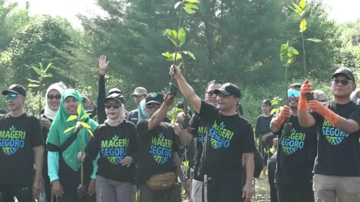 Gubernur Luthfi Pimpin Penanaman 1,3 Juta Mangrove di Kendal, Catat Rekor MURI!