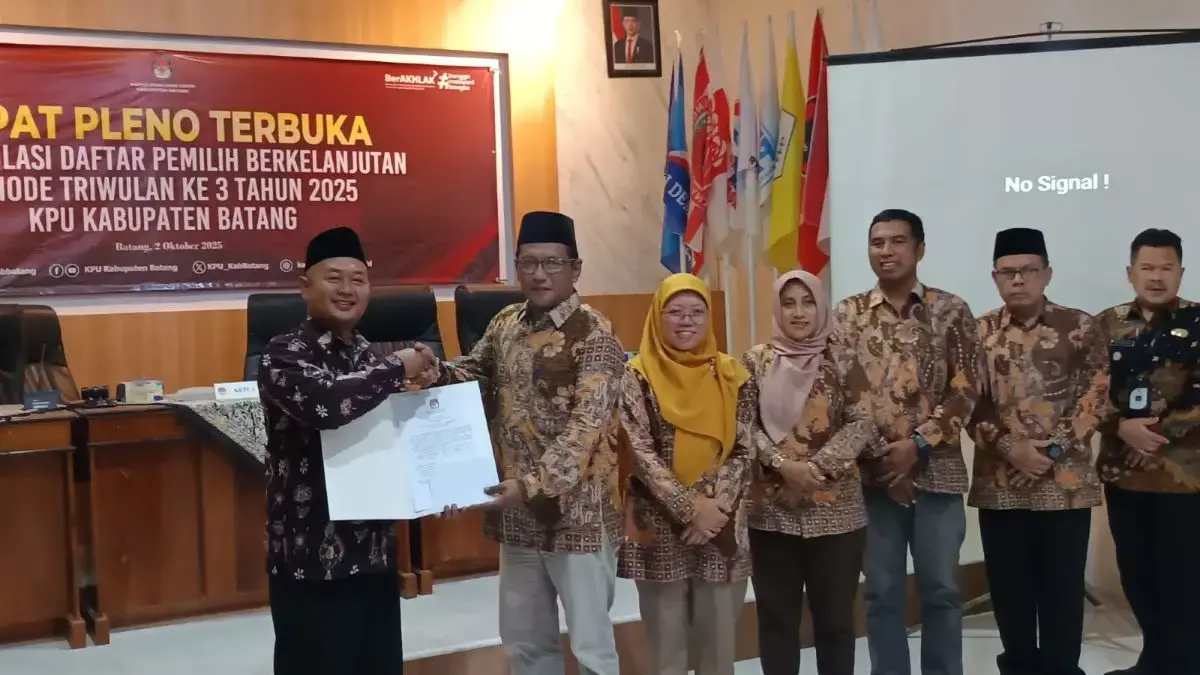 KPU Batang Soroti Data Pemilih Anomali di PDPB 2025, Bawaslu Desak Pemutakhiran Maksimal!