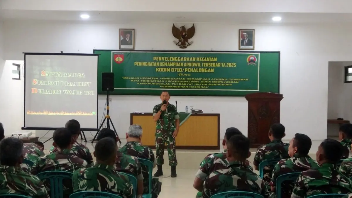 Kodim 0710/Pekalongan Gelar Latihan Apkowil Tersebar, Perkuat Profesionalisme Babinsa di Lapangan