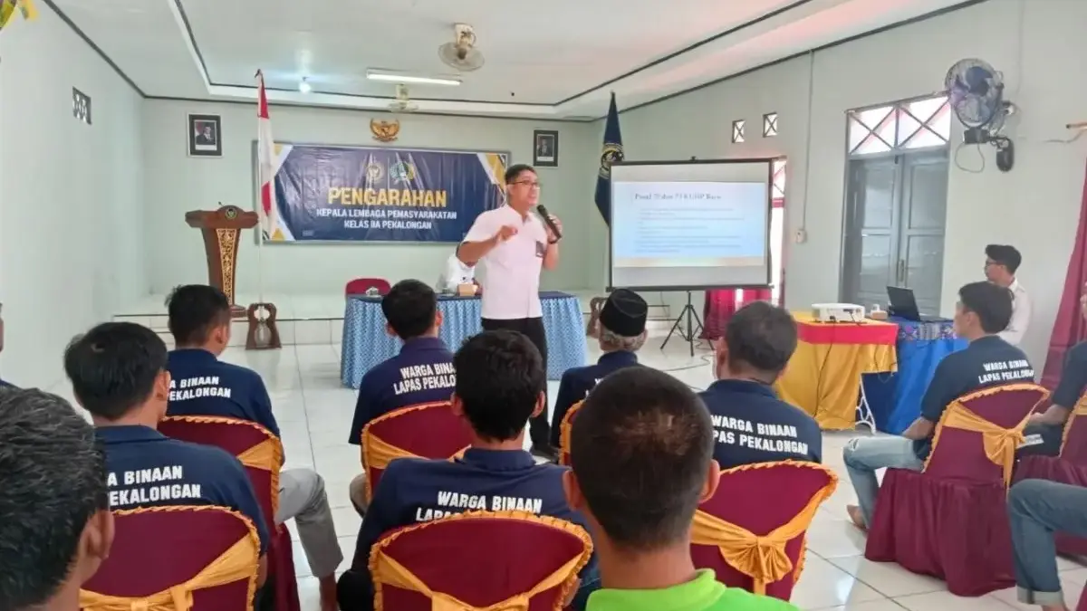 Lapas Pekalongan Gelar Penyuluhan Hukum KUHP Baru untuk Warga Binaan, Siap Berhukum Baru!