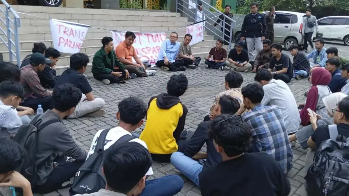 Mahasiswa UIN Gus Dur Demo Rektor Buntut Video Ajakan Gabung Organisasi Ekstra Kampus!