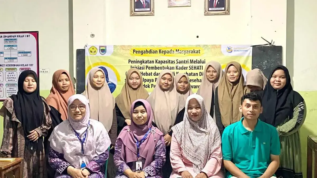 Menyambut Hari Santri, Mahasiswa Unikal Bentuk Poskestren dan Lahirkan Kader SEHATI di Batang