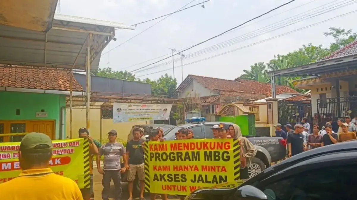 Pembangunan Dapur MBG di Pekalongan Disoal, Warga Tutup Akses Jalan Mediasi Hasilkan Solusi 4 Meter