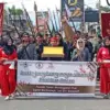 Peringati HSN 2025, PCNU Pekalongan Gelar Karnaval Budaya Meriah, Satukan Ribuan Santri
