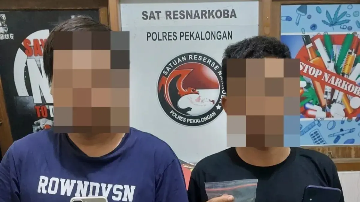 Polres Pekalongan Tangkap 2 Pengedar Sabu di Kesesi, Amankan 9,62 Gram Barang Bukti!
