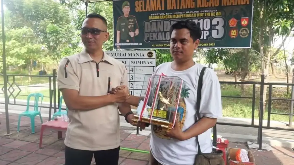 Ratusan Kicau Mania Adu Gengsi di Piala Dandim 0710/Pekalongan Cup III, Meriahkan HUT ke-80 TNI