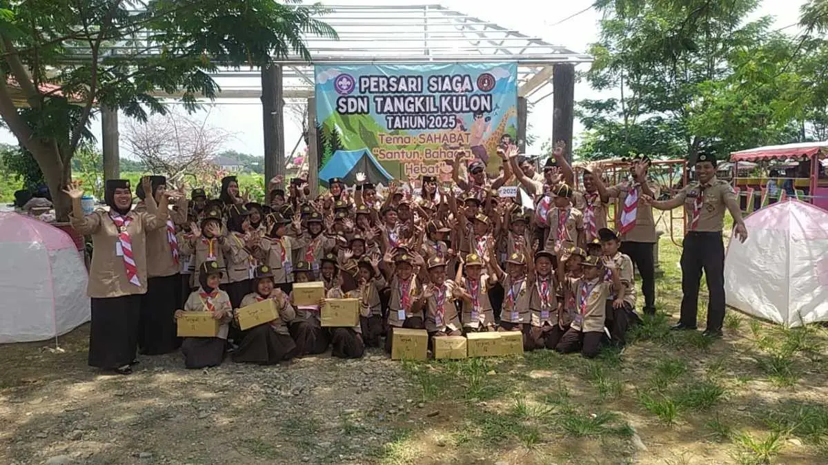 SDN Tangkil Kulon Gelar Persari Siaga: Bentuk Generasi Santun, Bahagia, dan Hebat Lewat Pramuka!