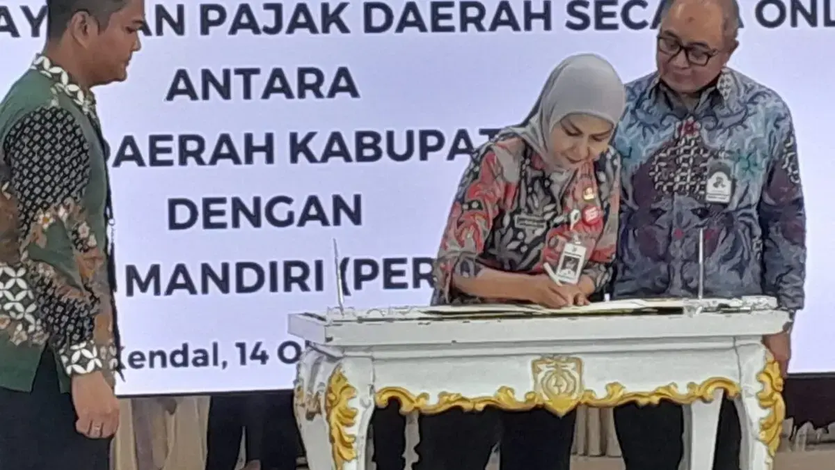 Sinergi Pemkab Kendal-Bank Mandiri, Bayar PBB Kini Bisa Lewat HP, Tingkatkan PAD!