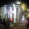 Tragedi Tol Batang-Semarang, Bus PO Haryanto Terguling di KM 354, Tiga Penumpang Tewas  
