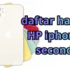 daftar harga HP iphone second