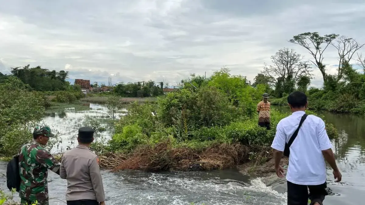 Diterjang Curah Hujan Tinggi, Tanggul Sungai Silempeng Depok Jebol, Genangi Sawah 2 Desa Diterjang Curah Hujan Tinggi, Tanggul Sungai Silempeng Depok Jebol, Genangi Sawah 2 Desa