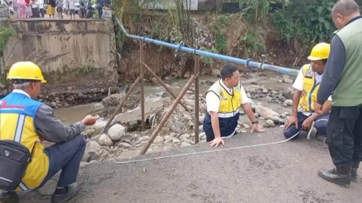DPUPR Batang mempercepat pembangunan Jembatan Kali Belo.