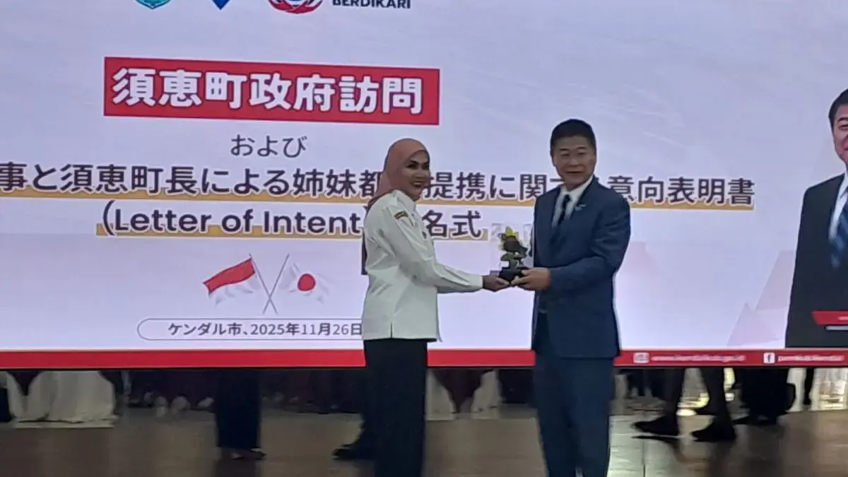 Jepang Lirik Potensi KIK, Kendal Teken LoI Sister City dengan Kota Sue Machi Jepang Lirik Potensi KIK, Kendal Teken LoI Sister City dengan Kota Sue Machi