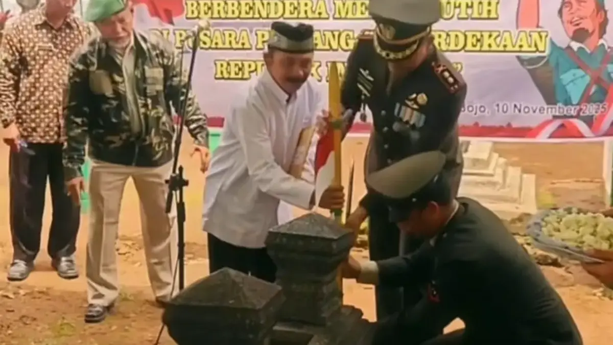 Peringati Hari Pahlawan, Kodim dan Pemkab Kendal Canangkan Bambu Runcing Merah Putih untuk 2 Pejuang