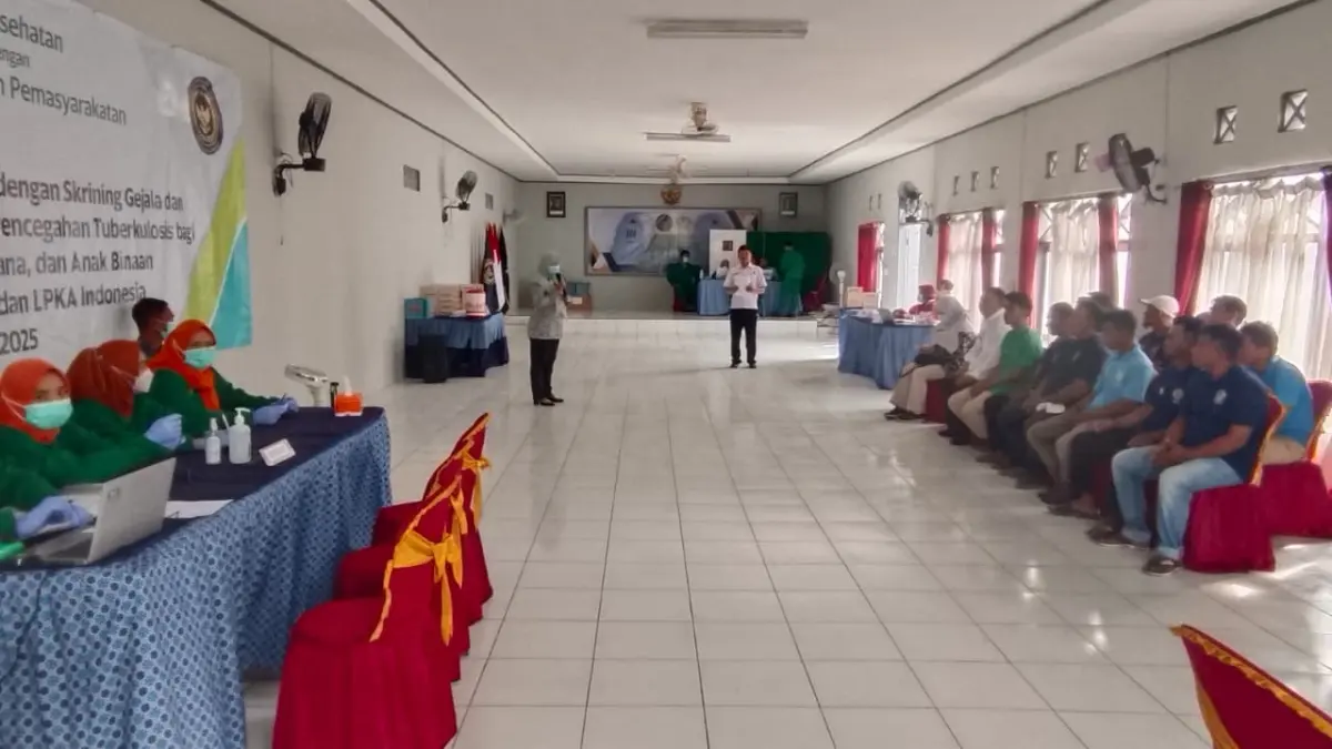 Skrining Massal di Lapas Pekalongan Temukan 13 Warga Binaan Suspect TBC Lewat Pemeriksaan X-Ray