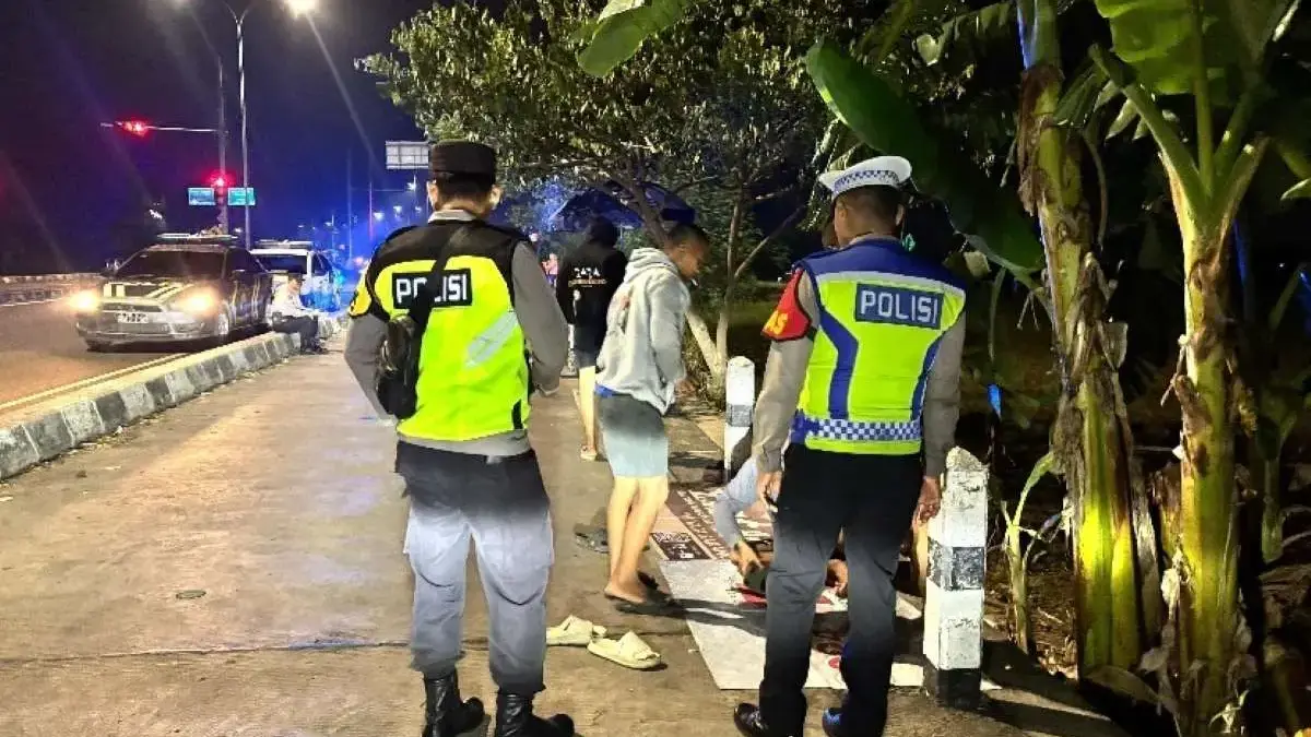 Cegah Balap Liar, Polres Pekalongan Kota Kembali Sasar Exit Tol Setono dengan Patroli Skala Besar