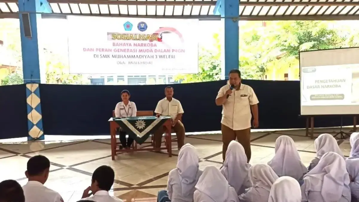 Cegah Narkoba dan Rokok, BNNK Kendal Edukasi Siswa SMK Muga Weleri Soal Zat Adiktif Cegah Narkoba dan Rokok, BNNK Kendal Edukasi Siswa SMK Muga Weleri Soal Zat Adiktif