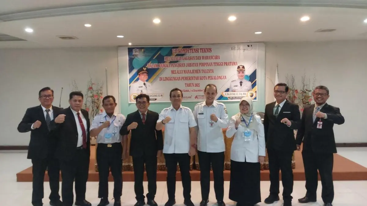 Demi Pelayanan Publik, 26 Kandidat Bersaing Isi 10 Kursi Kepala Dinas Kosong di Pekalongan