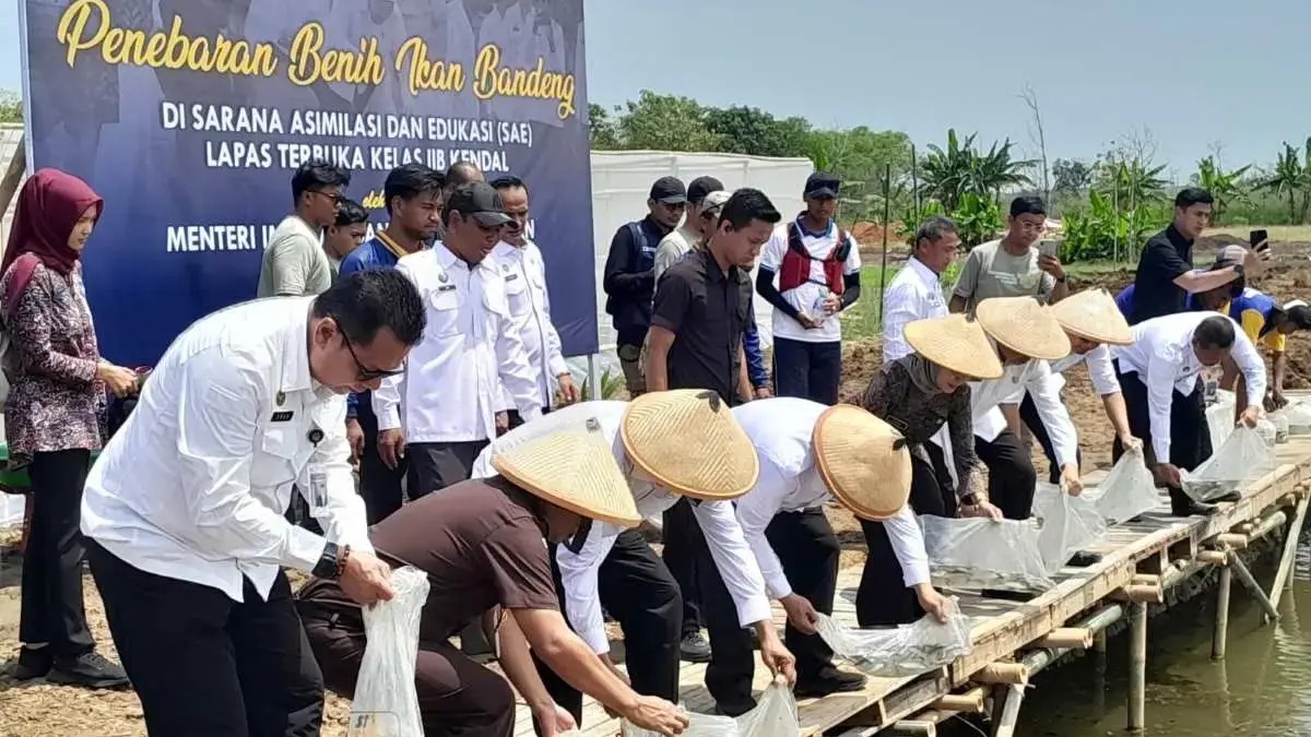 Menimipas RI Tinjau Lapas Terbuka Kendal, 100 Hektare Lahan Disiapkan Jadi Sentra Pelatihan 500 WBP Menimipas RI Tinjau Lapas Terbuka Kendal, 100 Hektare Lahan Disiapkan Jadi Sentra Pelatihan 500 WBP