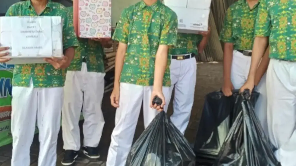 Pekalongan Darurat Sampah, SMP Wahid Hasyim dan DLH Rintis Bank Sampah Sekolah Jadi Solusi Krisis TPA Degayu