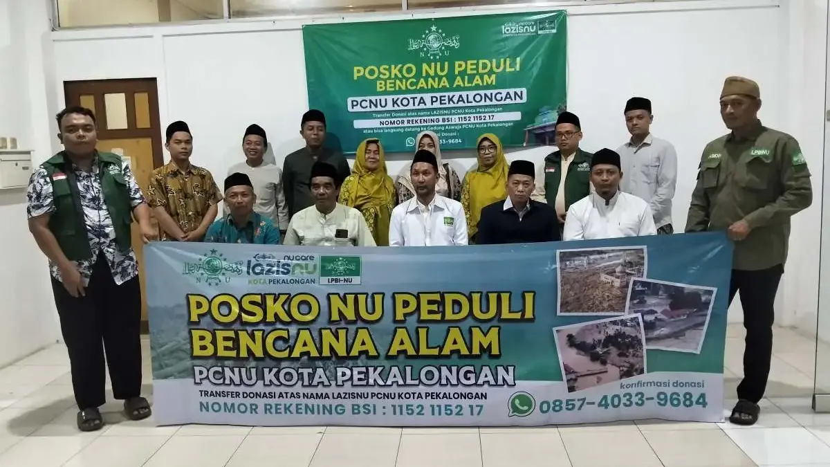Tanggap Bencana, PCNU Pekalongan Resmi Luncurkan Satgas NU Peduli dan Posko Terintegrasi