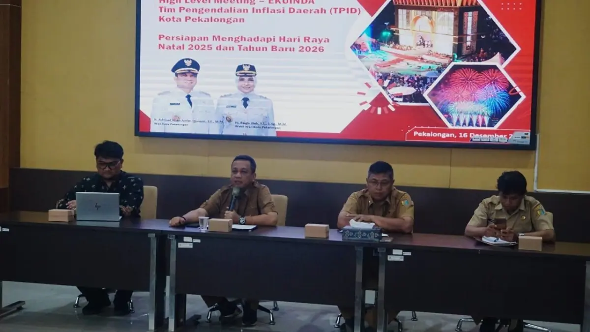 Wali Kota Pekalongan Perkuat Koordinasi Lintas Sektor, Jamin Keamanan Ibadah Natal dan Stabilitas Harga Sembak