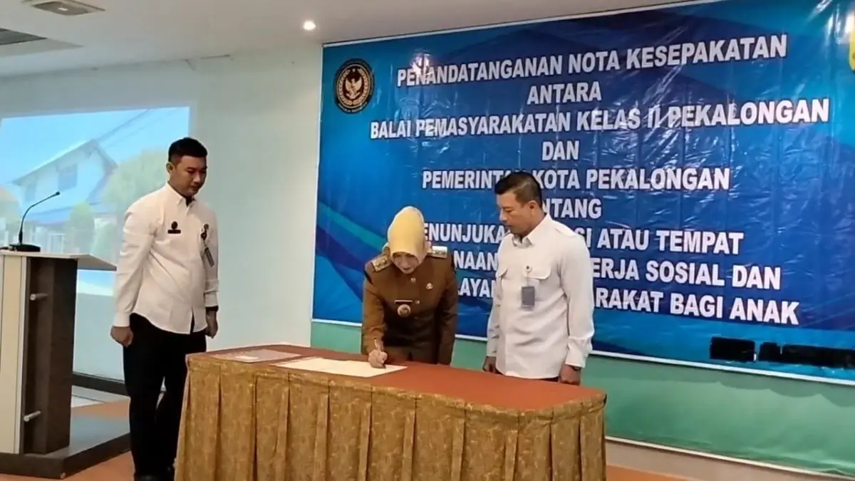 Wujudkan Keadilan Restoratif, Pemkot Pekalongan dan Bapas Teken MoU Pidana Kerja Sosial bagi Anak